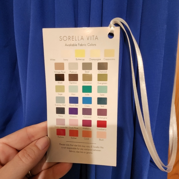 Formal Sorella Vita Full Length Cocktail Dress With Detachable Straps, Size 10,… - Picture 4 of 11